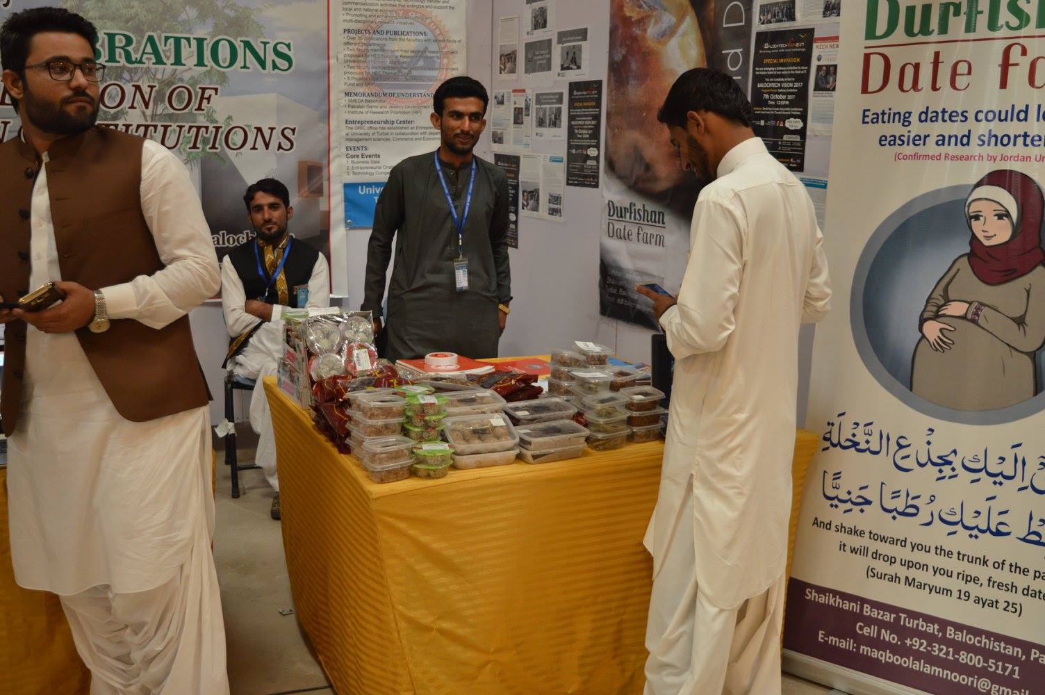 Durfishan Dates Participated EXPO at Arfa Karim Randhawa (Expo Centre ) BUITMS Quetta.