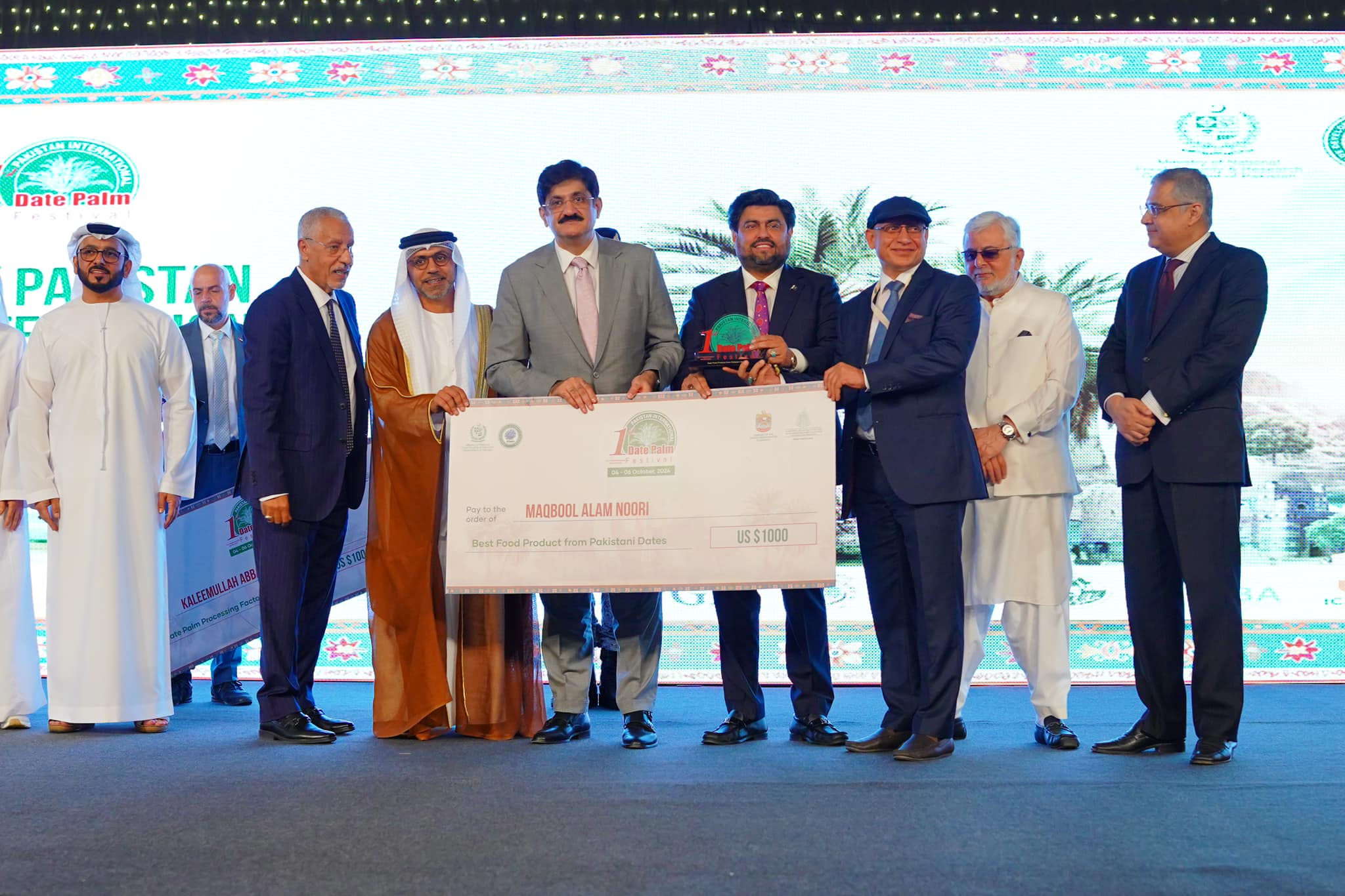 Maqbool Alam Noori, CEO of Durfishan Dates Processing and Packaging Company, Overwhelmed by Food Award Win